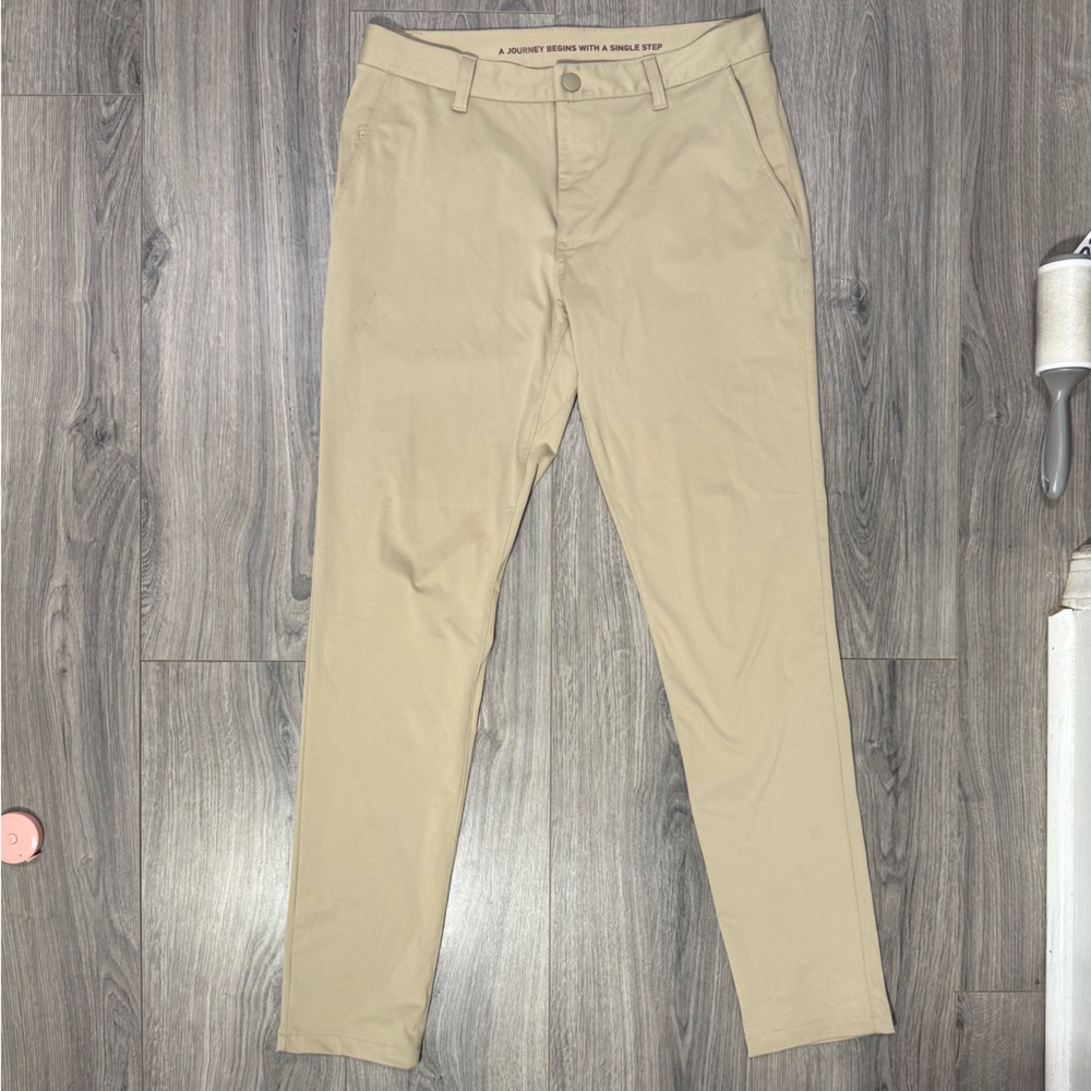 Rhone Commuter Pants Men's 30 Fits 32 Khaki Straight Stretch Chino 31 Inseam‎